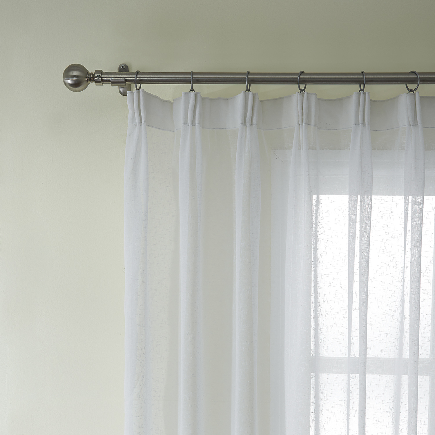 Jolly White Tulle Curtain Drapery