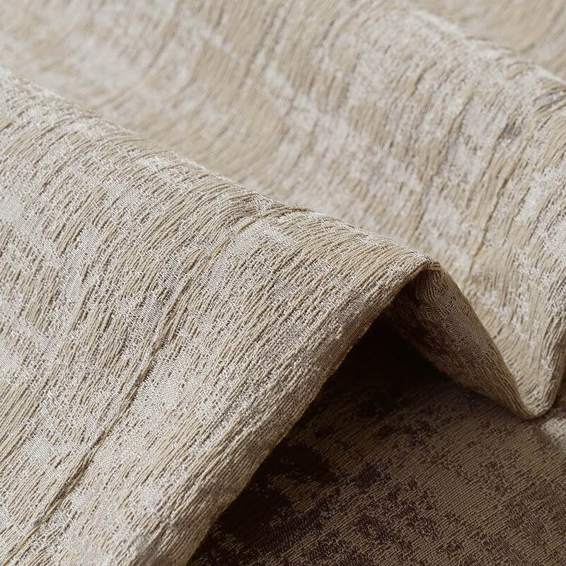 Woodgrain Polyester Jacquard Grommet Diamond Soft Panel Curtain Drape Sander