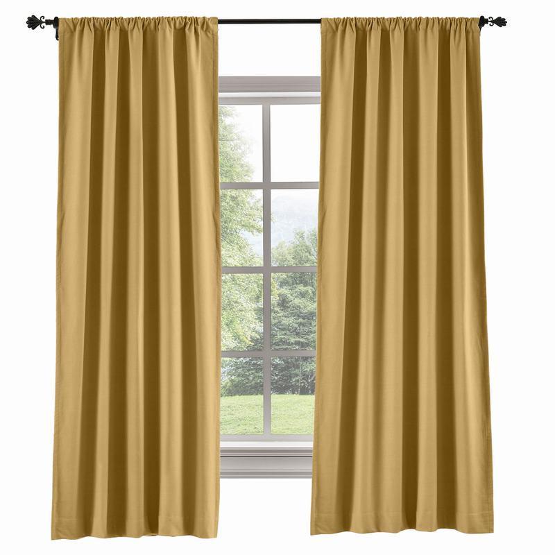 CAPRI Cotton Linen Polyester Curtain Drapery Custom